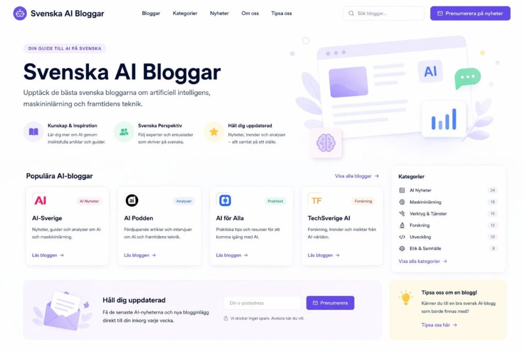 AI Bloggar Sverige