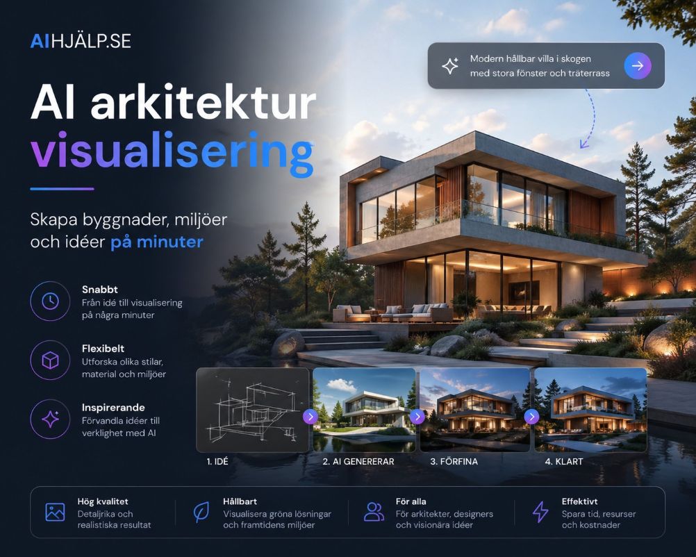 AI arkitektur visualisering