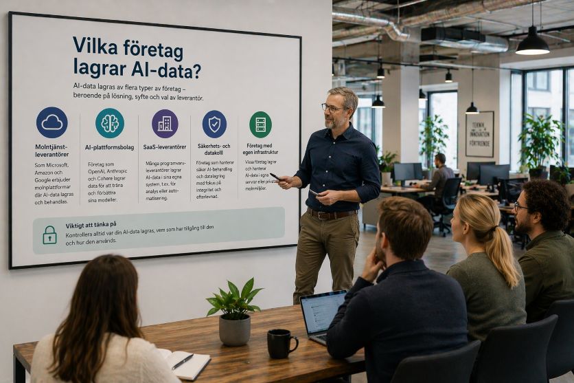 Vilka företag lagrar AI-data? Företagslösningar och Molntjänster