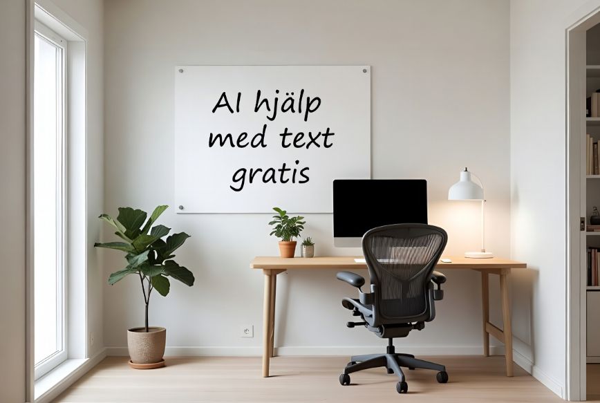 AI hjälp med text gratis – skriv smartare utan att betala