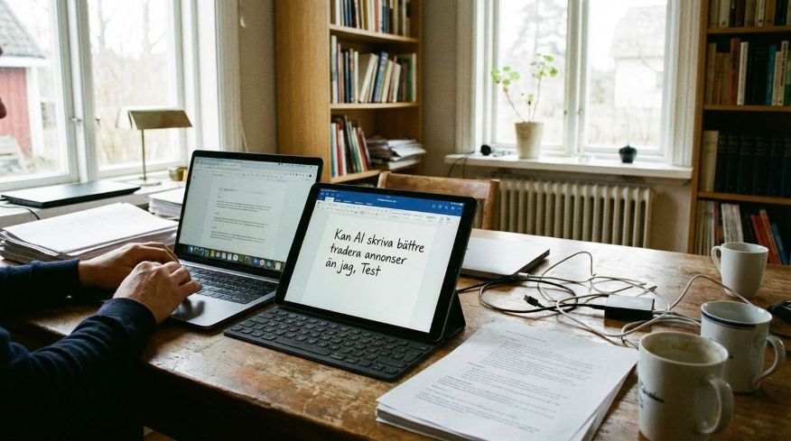 Kan AI skriva en Tradera-annons som säljer bättre än jag? (test)