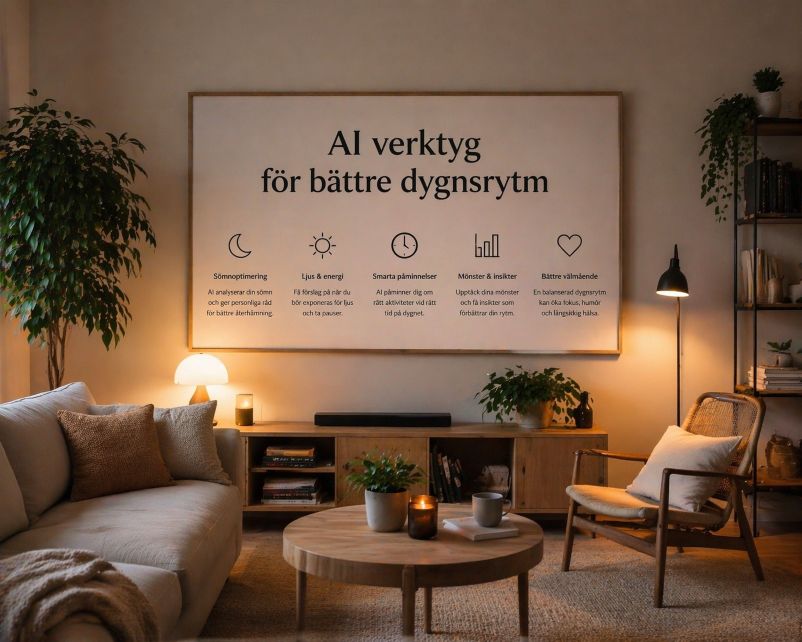 AI verktyg för bättre dygnsrytm