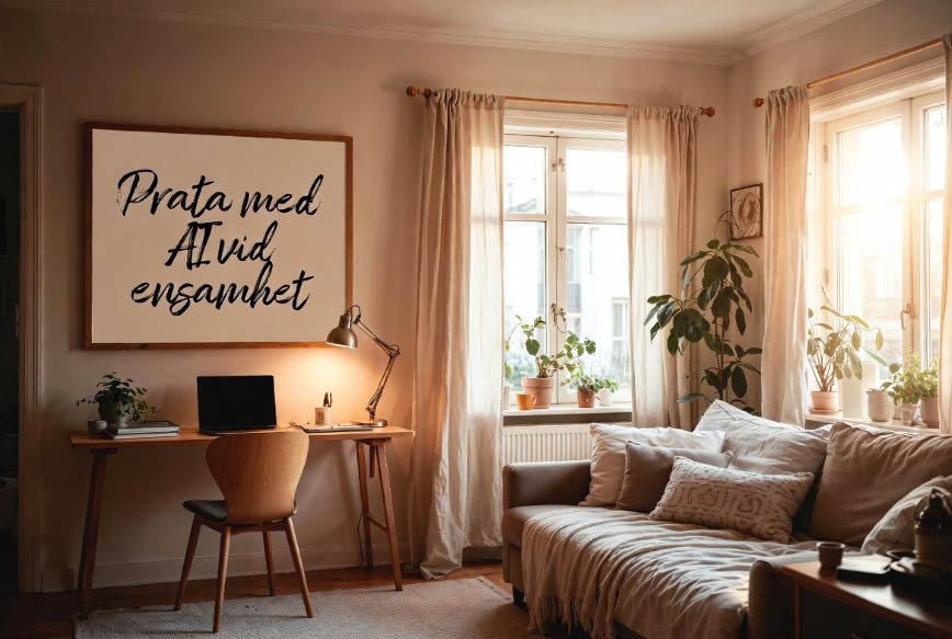 Prata med AI vid ensamhet – stöd, sällskap och viktiga gränser