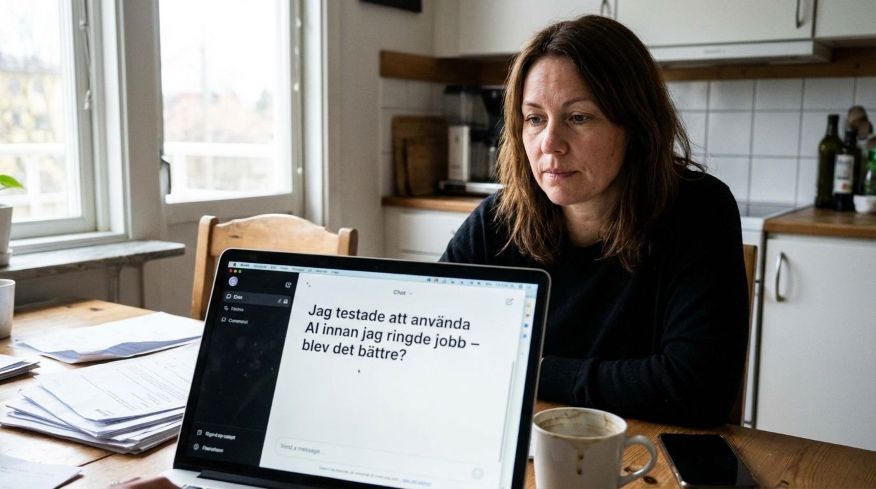 Jag testade att använda AI innan jag ringde jobb – blev det bättre?