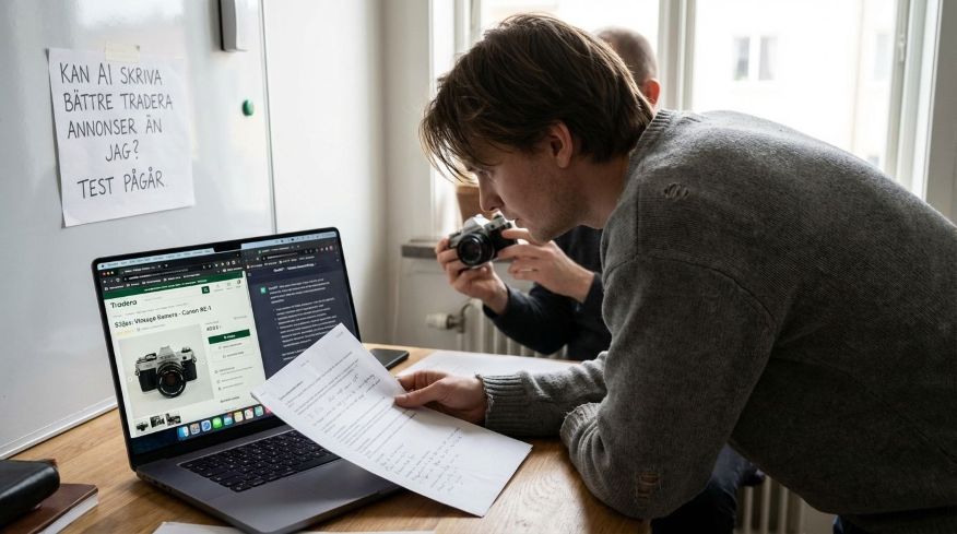 Battre Tradera annons AI