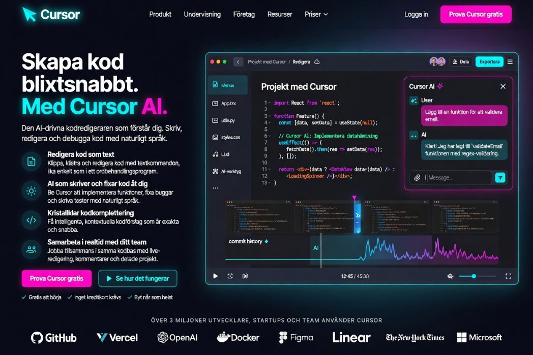 Vad är Cursor AI? AI-kodredigeraren som hjälper dig programmera smartare