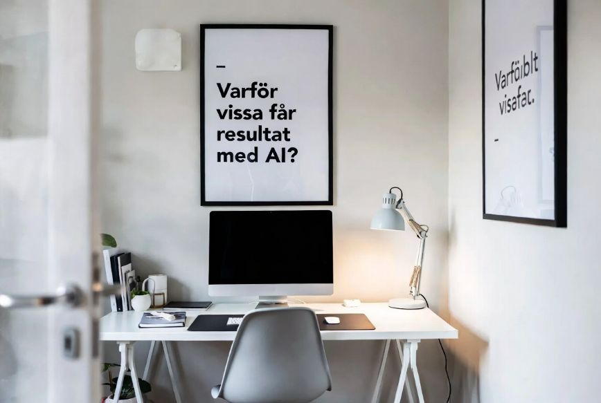 Varför vissa får resultat med AI – och andra bara testar runt