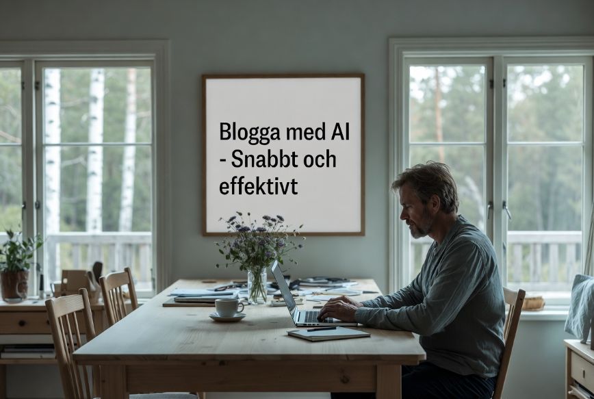 Foretag blogga med AI