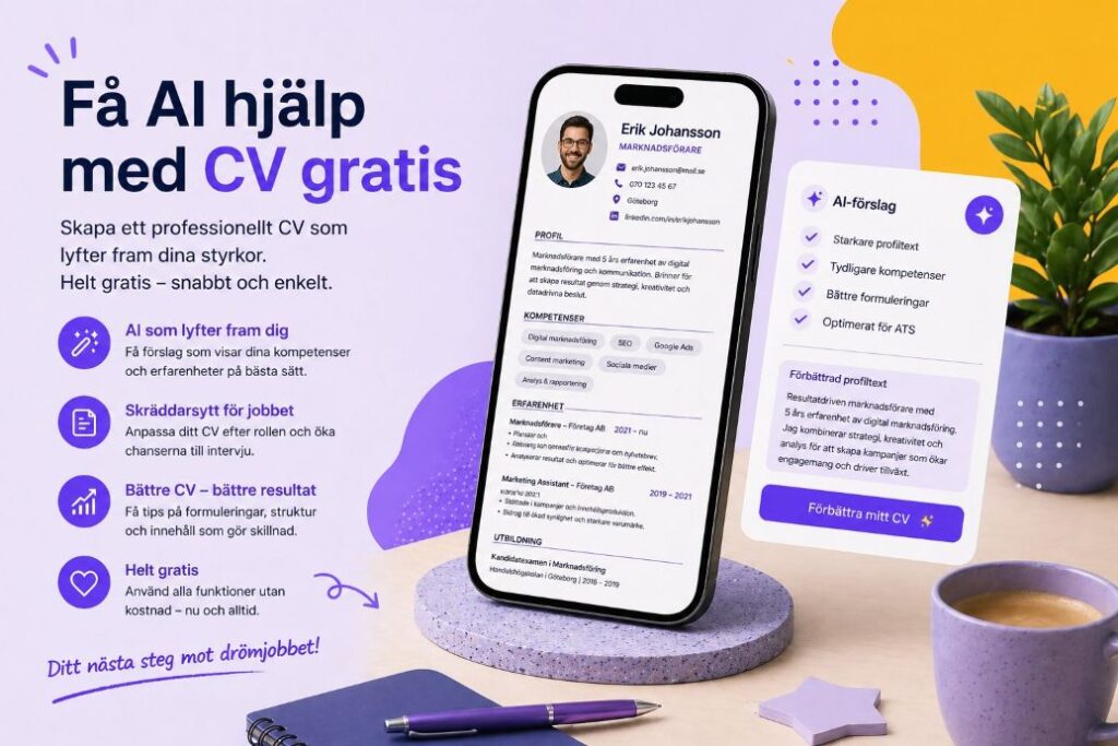 Gratis ai hjalp CV