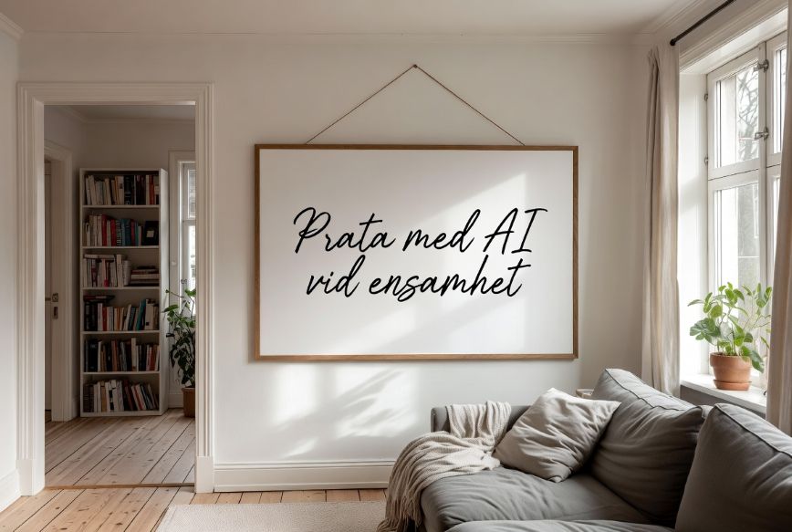 Prata med AI vid ensamhet