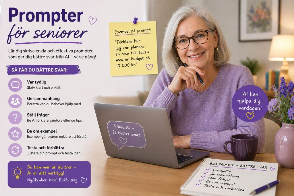 Prompter for seniorer