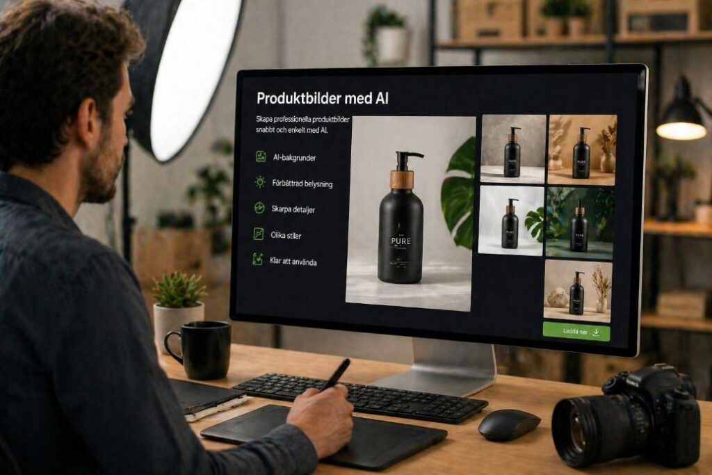 Skapa produktbilder AI