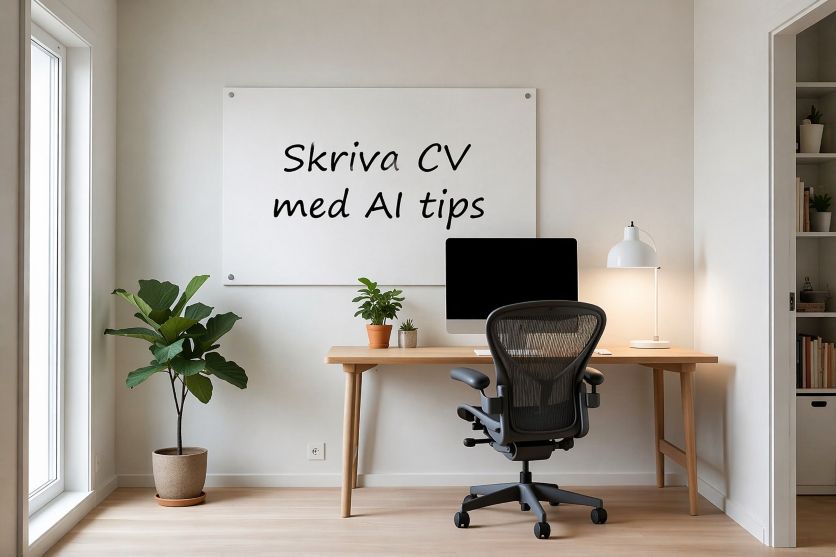 Skriva CV med AI tips – så använder du AI för ett starkare CV