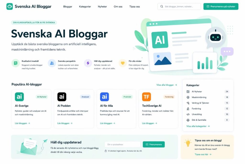 Svenska AI Bloggar