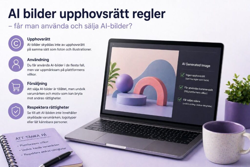 Upphovsratt AI bilder