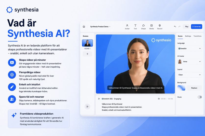 Vad ar Synthesia AI