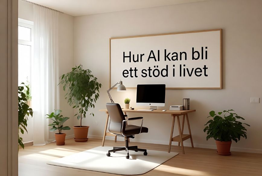 Hur AI kan bli ett stöd i livet – min personliga erfarenhet