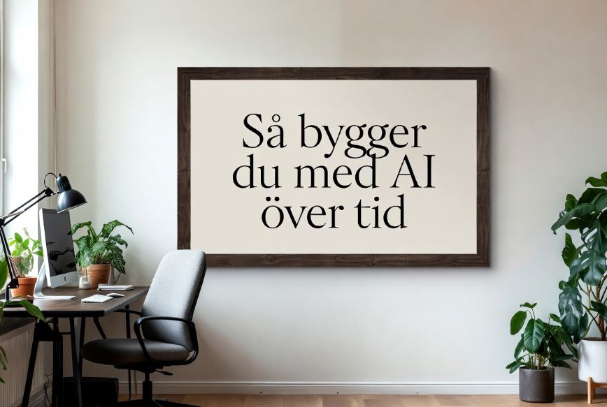 bygg med AI over tid
