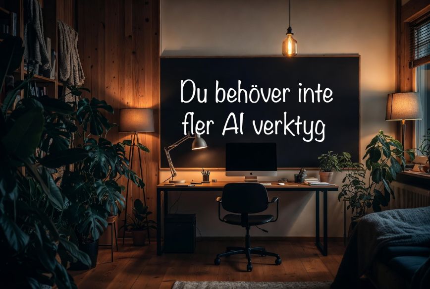 inte fler AI verktyg