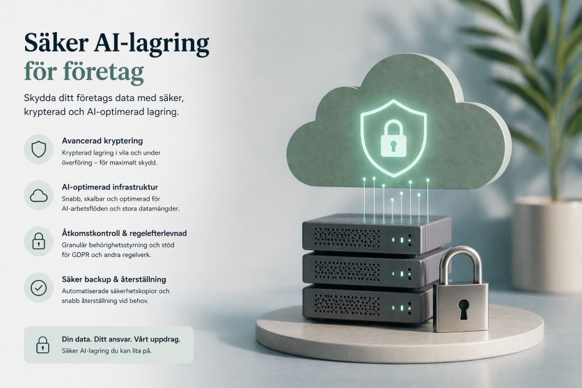 saker ai lagring foretag