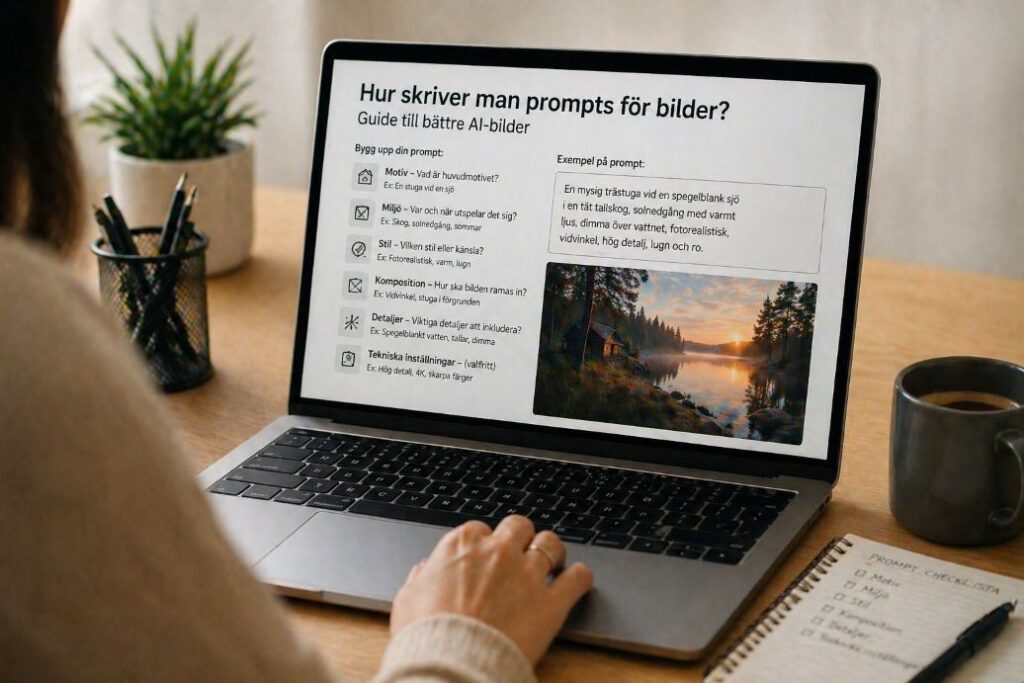 skriva prompts for bilder