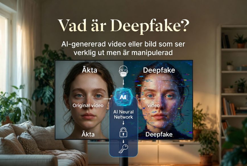 Vad är deepfake? Hur falska AI-videos och röster fungerar