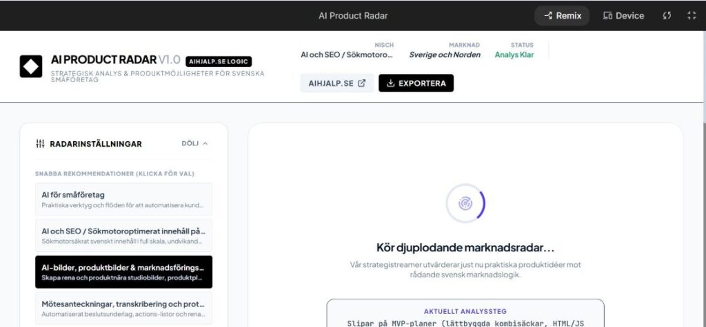 AI Product Radar