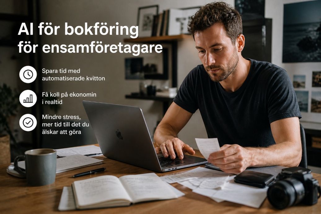 AI bokforing ensamforetagare