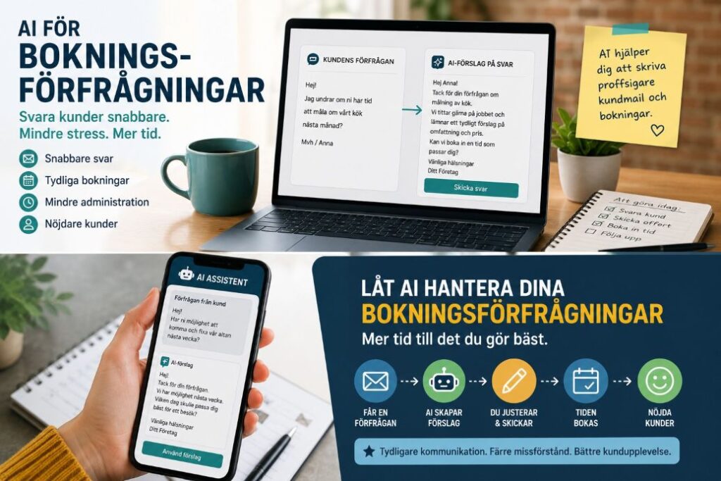 AI bokningsforfragningar