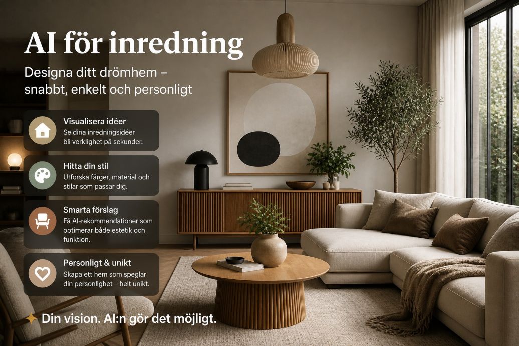 AI for inredning