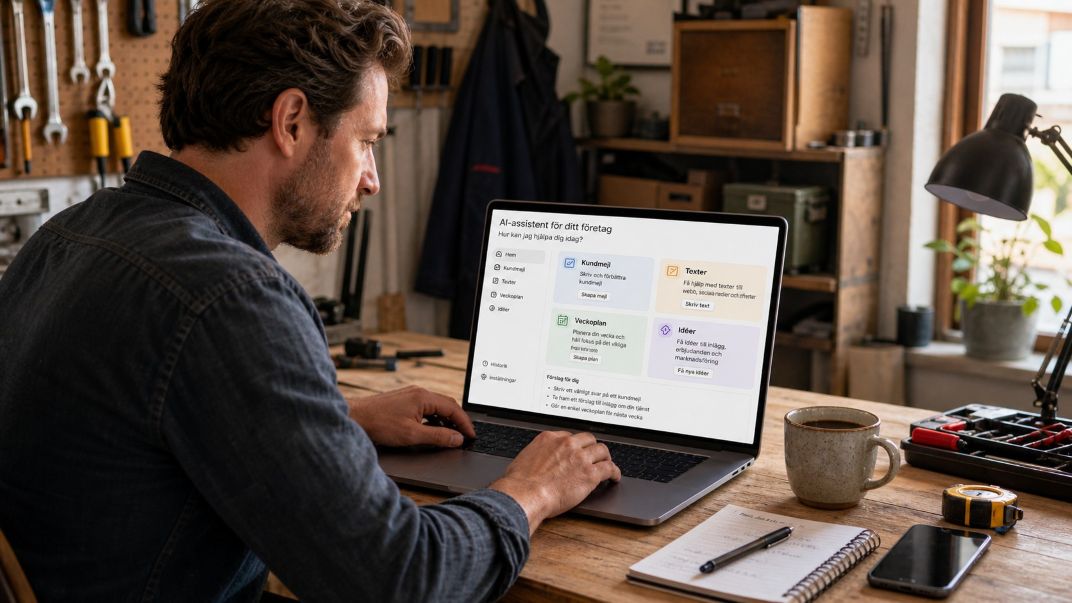 AI för enmansföretag utan teknisk kunskap – Kom igång enkelt och praktiskt