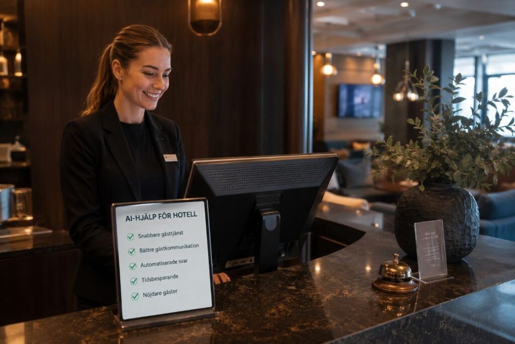 AI hjalp hotell