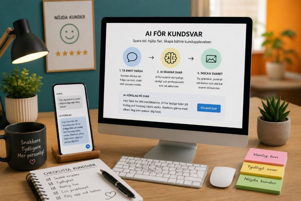 AI hjalp kundsvar