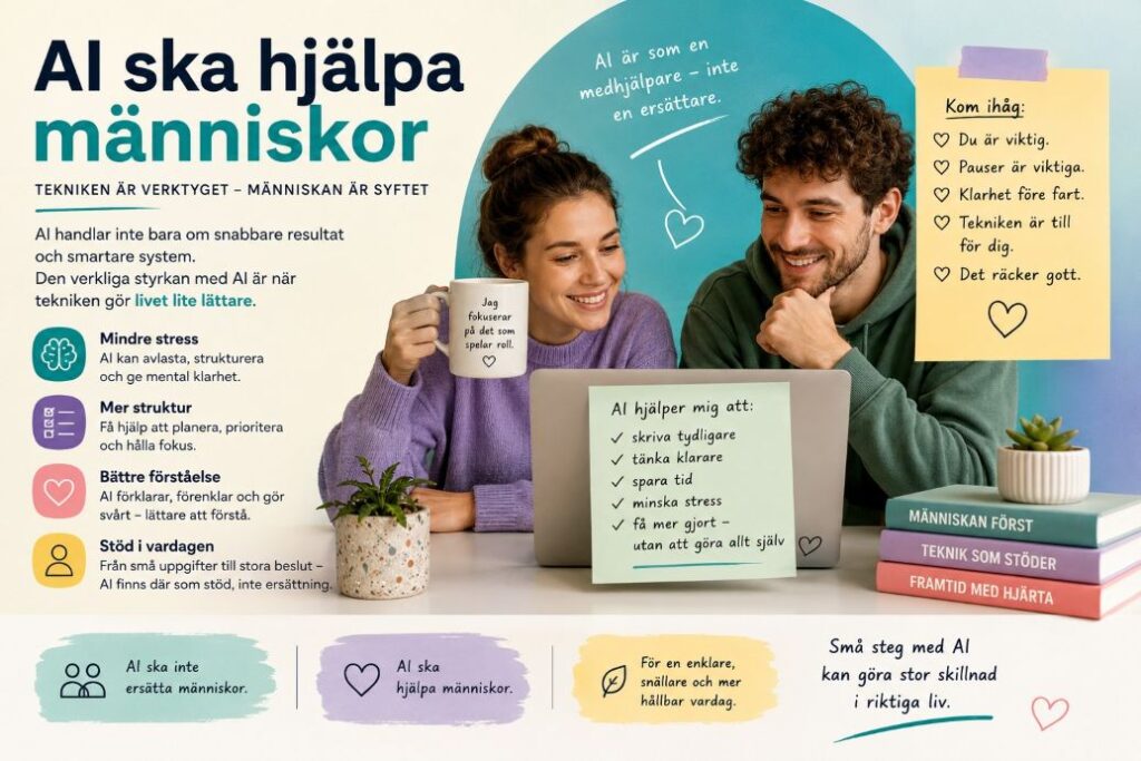 AI hjalp manniskan
