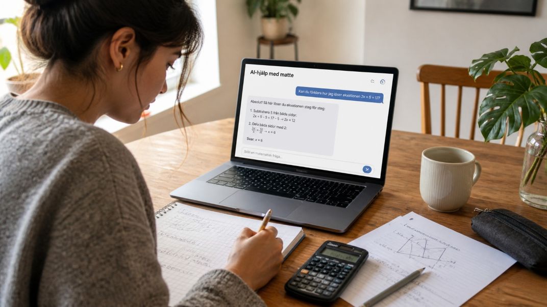 AI hjalp matematik