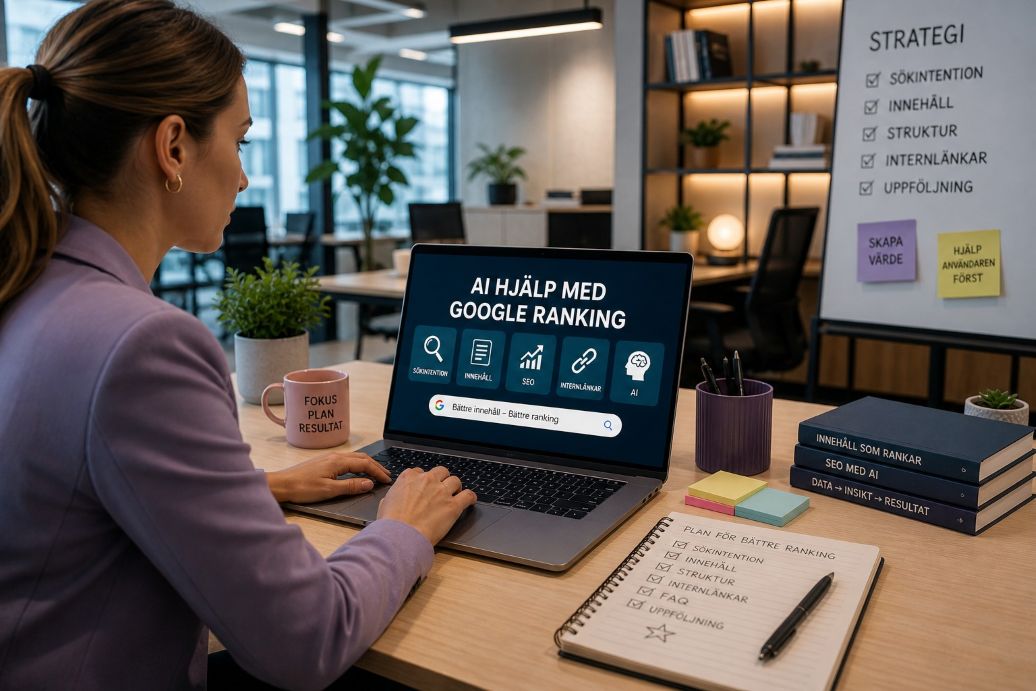 AI hjalp med Google ranking