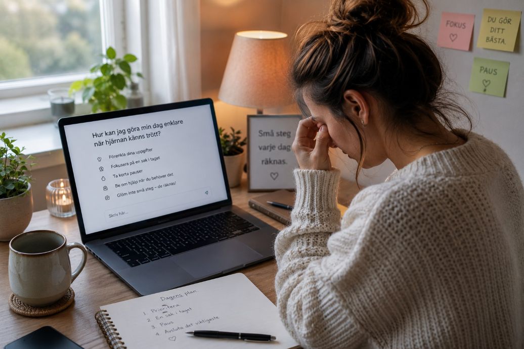 AI hjalp mental trotthet