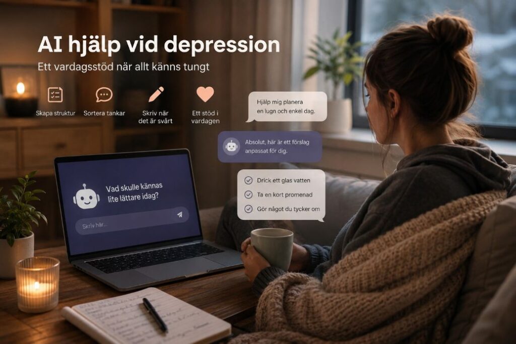 AI hjalp vid depression