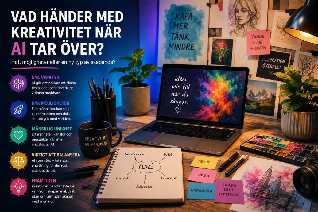 Vad händer med kreativitet när AI tar över?