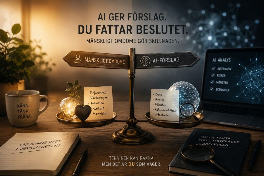 AI och manskliga beslut