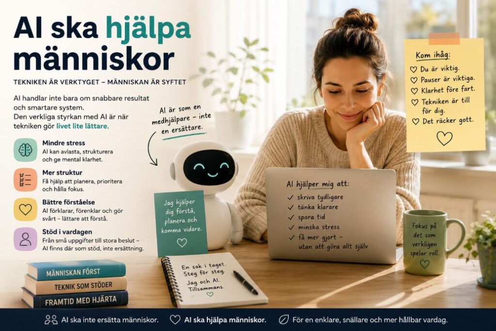 AI skall hjalpa manniskor