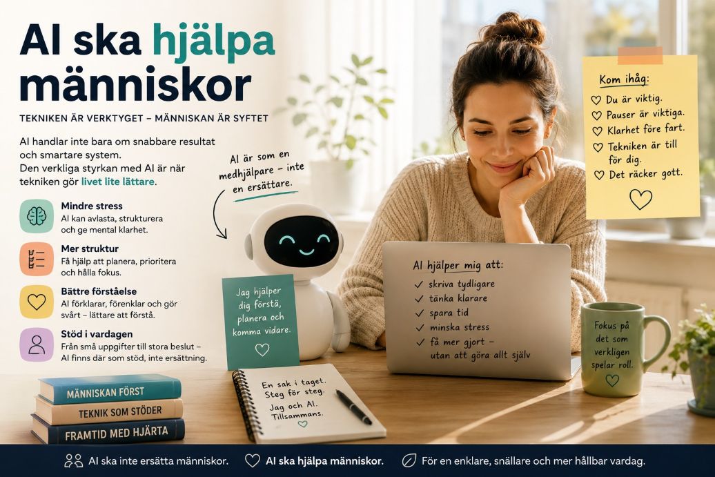 AI skall hjalpa manniskor