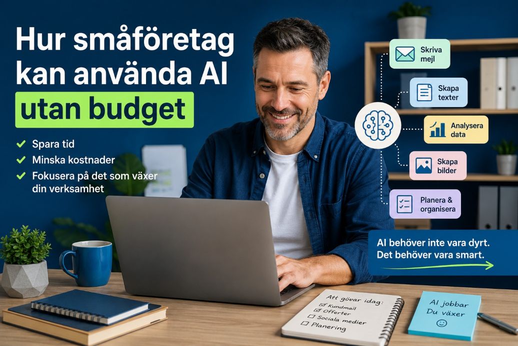 AI utan budget smaforetag