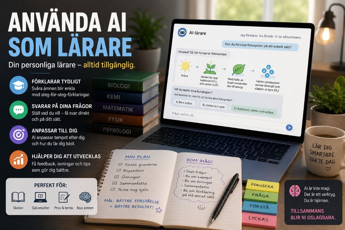 Anvanda AI som larare