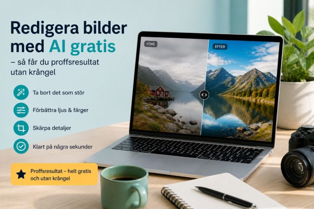Bildredigering med AI