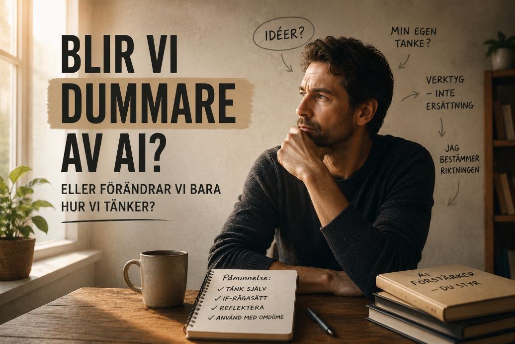 Blir vi dumma av AI