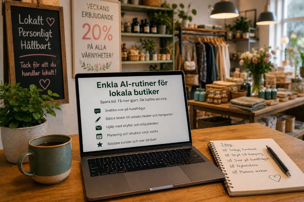 Enkla ai rutiner lokala butiker