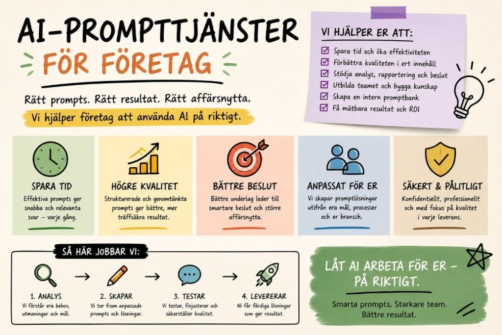 Foretag AI promptjanst