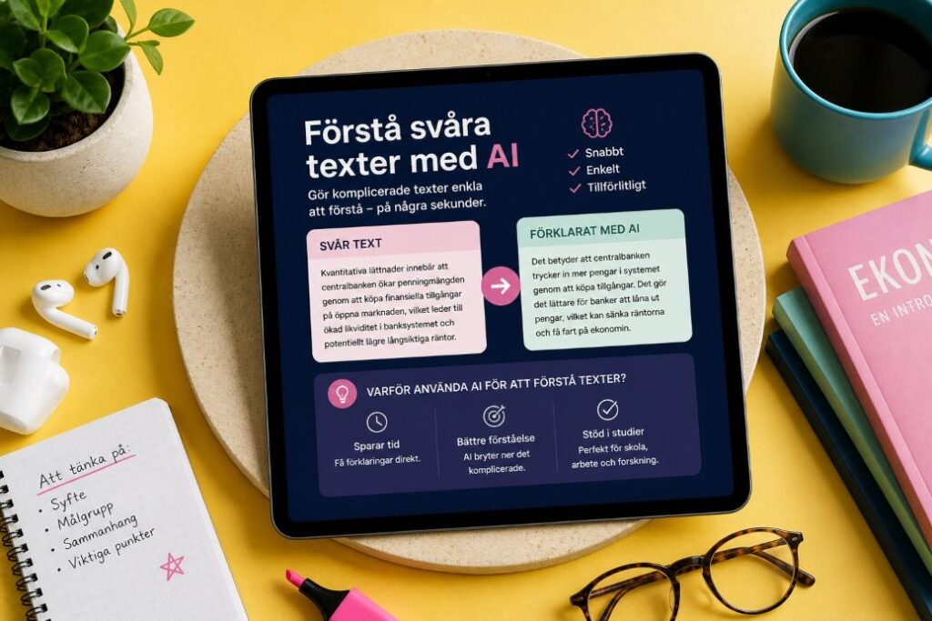 Gor texter enkla med AI