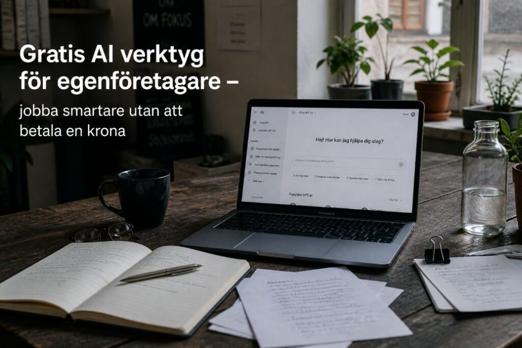 Gratis AI verktyg egenforetagare